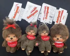 お買得‼️正規品 新品 タグ付 激カワ❣️モンチッチキーチェーン4set