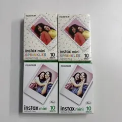 FUJIFILM instax mini フィルム４個セット