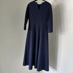 【新品未使用】ur's ボンディングキーネックウエストシェイプワンピース S