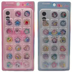 ほっぺちゃん　おはじきシール　2点セット