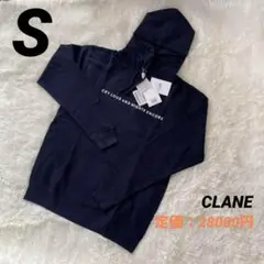 CLANE❤️クラネ フード ポケット付き パーカー ネイビー S