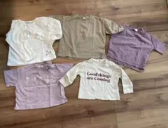 ペアマノン　devirock ロンT 7分袖　半袖Tシャツ　80cm 90cm