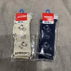 ミキハウス ベビー靴下 13-15cm 2足セット