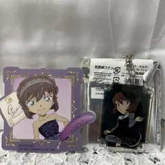 名探偵コナン アクリルキーホルダー モノクローム おまけステッカー付き