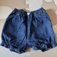 フタフタ　フリル付きハート型ポケットショートパンツ 95 美品