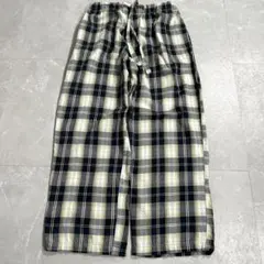 00s OLD NAVY バギー パジャマパンツ GAP オンブレチェック 極太