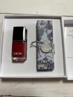 新品未使用　Dior バースデーギフト ノベルティ リップ マニキュア