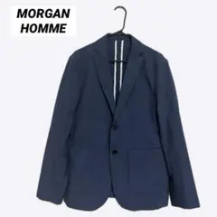 MORGAN HOMME モルガンオム ジャケット ネイビー Sのサムネイル