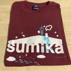 sumika winterTシャツ　バーガンディー