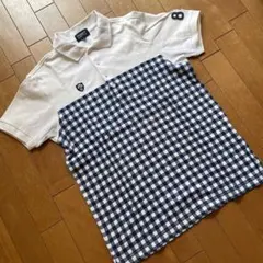 パーリーゲイツチェック柄ポロシャツ