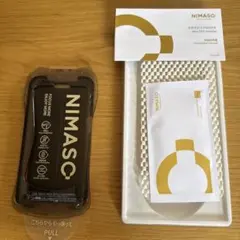 NIMASO iPhone15用保護フィルム ガイド枠付き 360°覗き見防止付