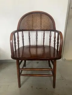 三越取扱　Shin Lee シンリーオーク材 ダイニングチェア　籐　1