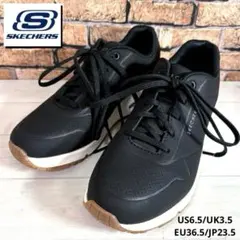 極美品■スケッチャーズ■レザースニーカー✨メモリーフォーム エアクールド 厚底