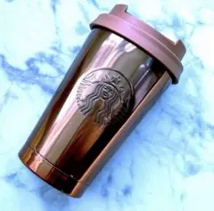 スターバックスホリデー2024ステンレスTOGOロゴタンブラーゴールド355ml