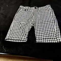 EVOLUTION ハウンドトゥース柄 ショートパンツ 32