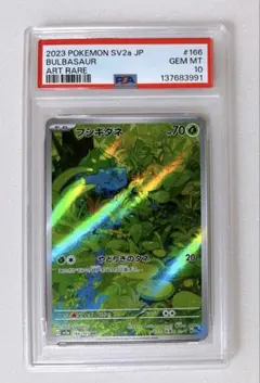 ① PSA10 フシギダネ AR 166/165
