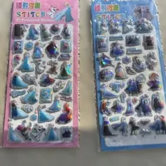 アナと雪の女王 3D シールセット2枚組