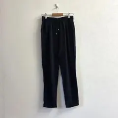 ザラベーシック ウエストゴム イージーパンツ スラックス とろみ 美品 紺色　S