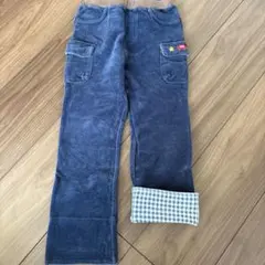 ミキハウス 110 ネイビー 長ズボン