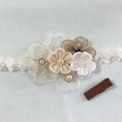 53 2way 髪飾り　ひなまつり　初節句　ベビー　キッズ　衣装　ベビー袴