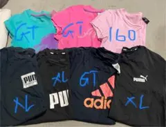 PUMA +ADIDAS 半袖Tシャツ 7枚セット