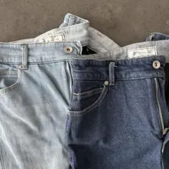 ROPÉ PICNIC ウエスト革命 ワイドデニムパンツ　38 2点セットのサムネイル