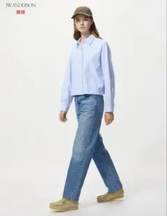 【新品】UNIQLO JW ANDERSON ストレートジーンズ 24 ユニクロ