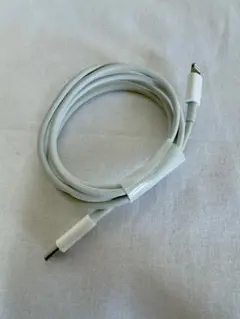 【Apple 純正品】ホワイト Lightningケーブル 標準長さ