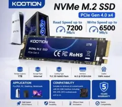 KOOTION SSD X16 PLUS 1TB Gen4 TLC PS5
