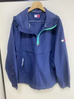 TOMMY HILFIGER ネイビーナイロンジャケット 日本サイズLL