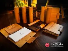 Be-Works レザー＆ウッド システム手帳 - メルカリ