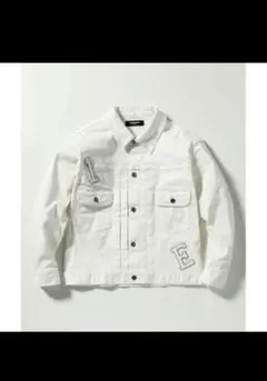 値下げ可24AW1PIU1UGUALE3 RELAX◆アップリケデニムジャケット