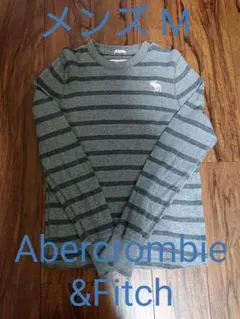 アバクロンビー&フィッチ メンズ 長袖 カットソー サイズ M
