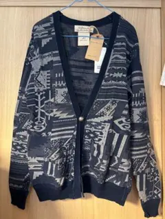 REMI RELIEF×BEAMS PLUS / 別注 ジャカード カーディガン