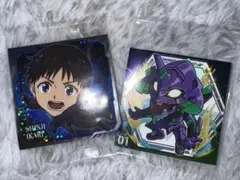 エヴァンゲリオン 碇シンジ 初号機 ウエハース シール 2枚セット