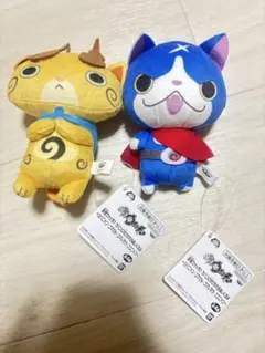 ナムコ限定 妖怪ウォッチ カバンに付けられるぬいぐるみ　コマじろう　フユニャン