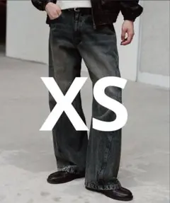 WYM LIDNM VINTAGE WASHED CURVED DENIM XS