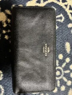 COACH コーチ ラウンドファスナー 長財布 ブラック