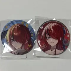 劇場版 K SEVEN STORIES キラキラ缶バッジ 周防尊 八田美咲 - メルカリ