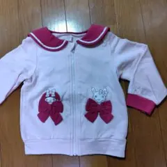 マイメロディーうさぎ刺繍のピンクアウター