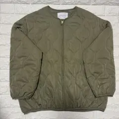 UNITED ARROWS 中綿キルティングブルゾンジャケット オリーブ/カーキ