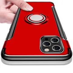 iPhone 12 Pro Max 用 ケース リング付き 耐衝撃 TPU