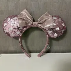 ディズニー ハート型スパンコールカチューシャ