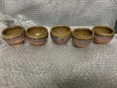銀彩変ガラス ぐい呑み5個セット 江副行昭作品 - メルカリ
