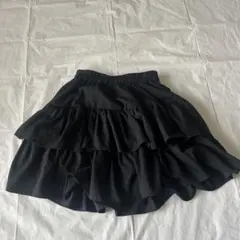 ブラックフレアミニスカート Fサイズ