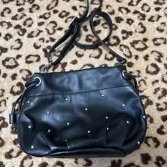 スタッズミニショルダーバッグ