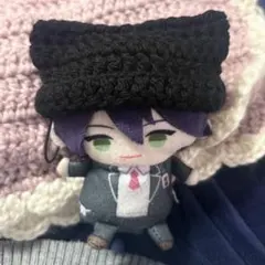 手編み 猫耳ニット帽 にじぱぺっと