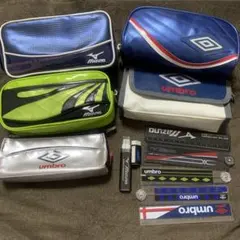 まとめ売り MIZUNO UMBRO 筆箱 定規 セットのサムネイル