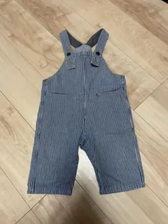 BREEZE ストライプオーバーオール 80cm