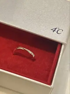 【最終値下げ】4℃(ヨンドシー) エターナルシルバーリング 10号 レディース